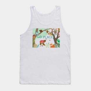 Go Places Collage Tank Top